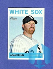 2013 Topps Heritage #484A Adam Dunn SP - Chicago White Sox